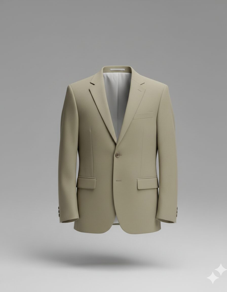 Beige khaki blazer