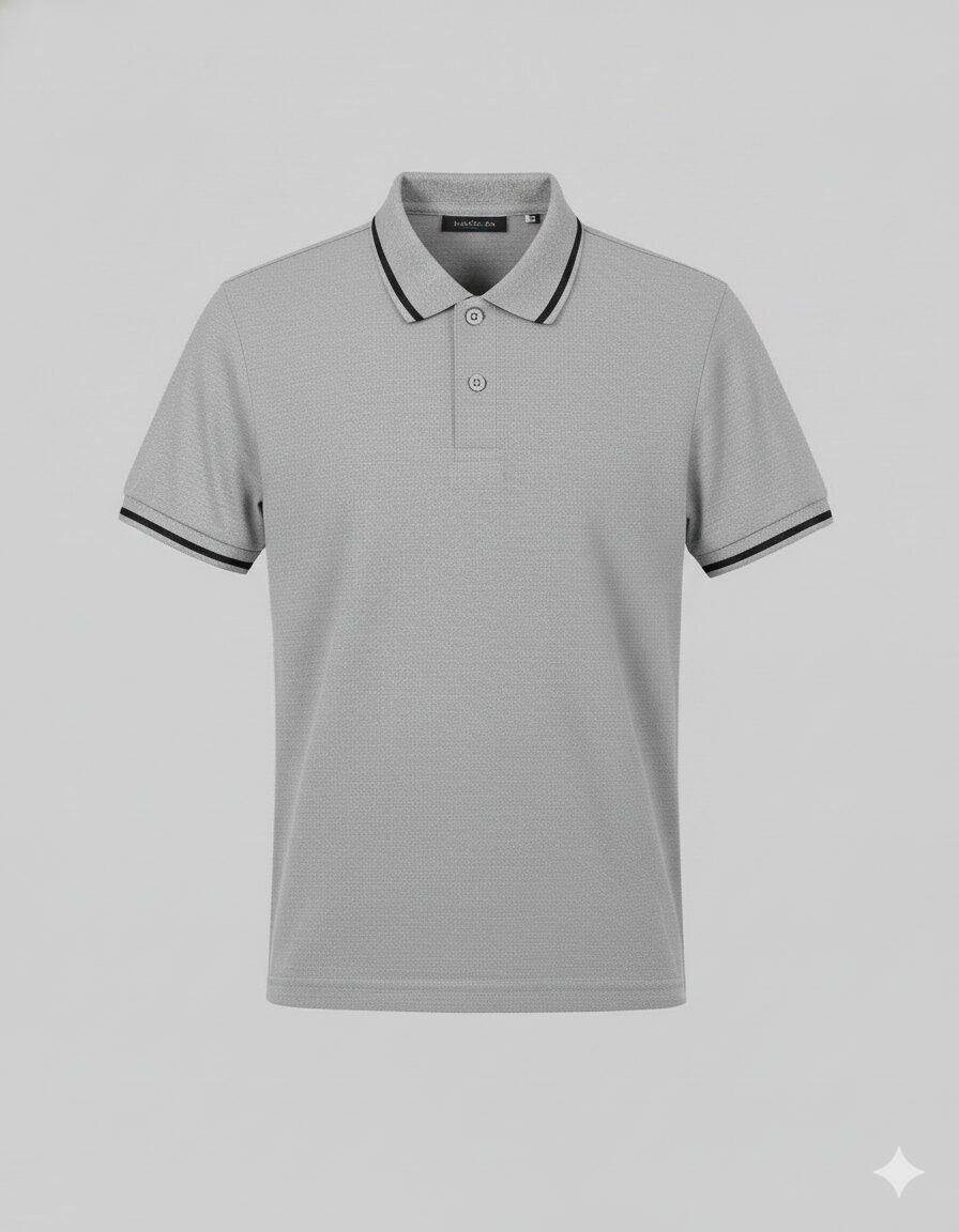 Classic Grey Polo T-shirt